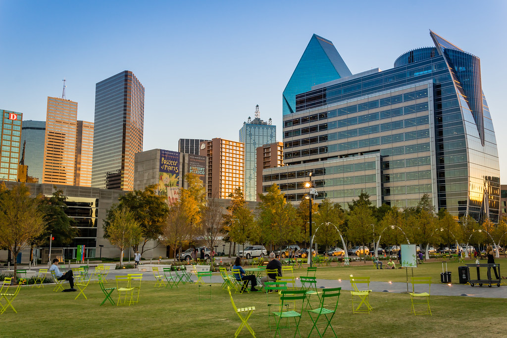 Klyde Warren Park in Dallas, Texas