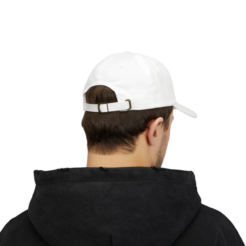 Forklift Certified Dad Cap - Casual White Hat for Enthusiasts - Image 4