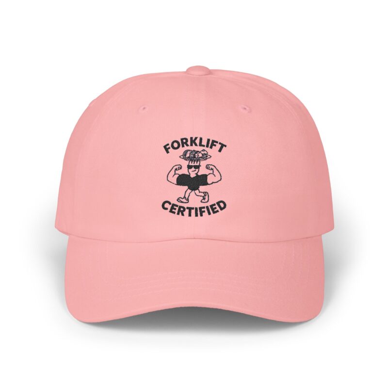 Forklift Certified Dad Cap - Casual White Hat for Enthusiasts - Image 9