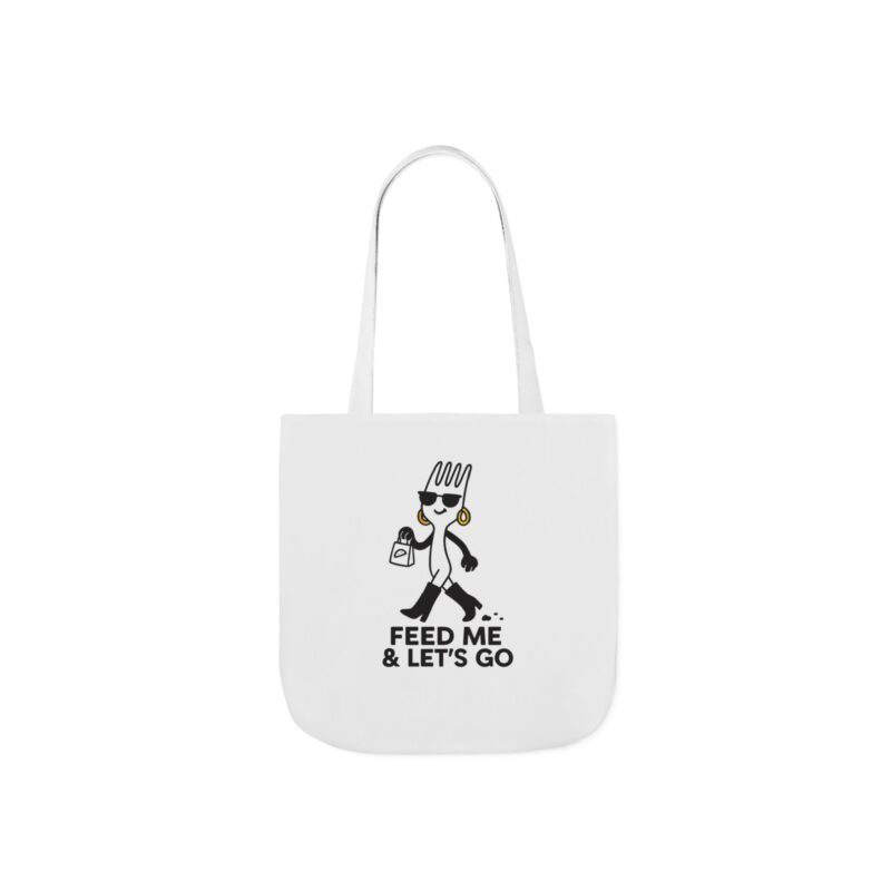 Incloodie AF Canvas Tote Bag with 5-Color Straps - Perfect for Foodies and Fashion Lovers - Image 13