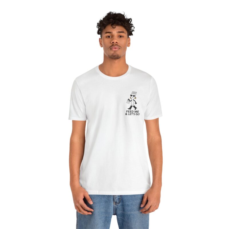 Cute Unisex Jersey Tee - 'Feed Me & Let's Go' and 'Incloodie AF' - Image 9