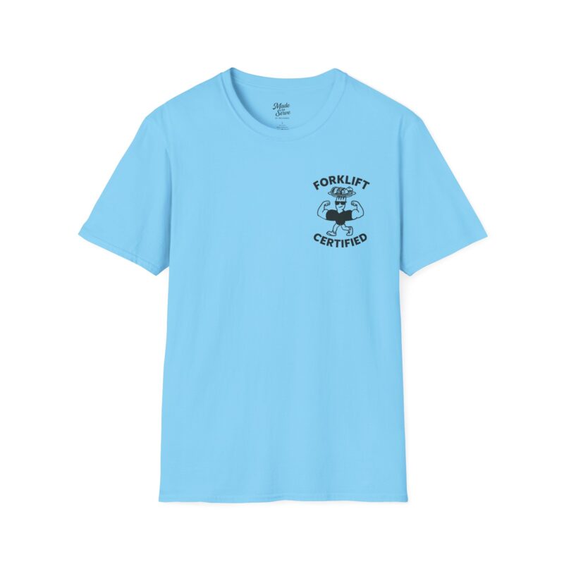Forklift Certified Unisex Softstyle T-Shirt - Fun and Comfortable Gym Wear - Image 13