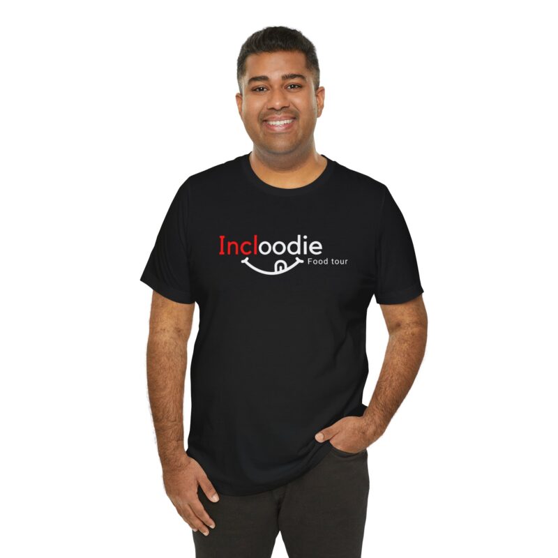 Incloodie Food Tour Jersey Tee in Black - Image 5