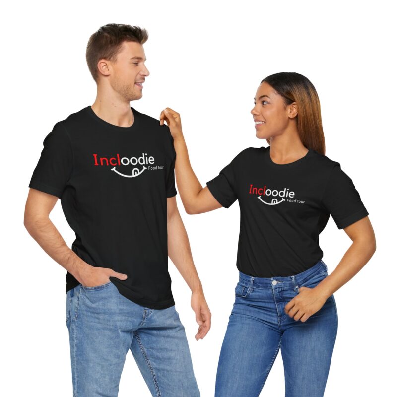 Incloodie Food Tour Jersey Tee in Black - Image 2