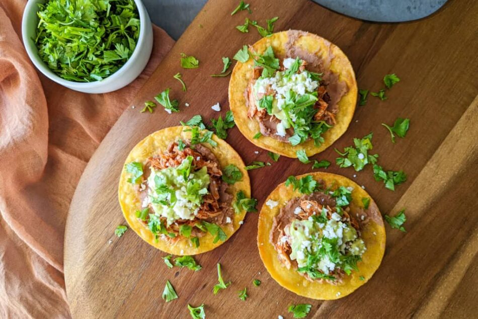 Gluten-Free Chicken Tinga Tostadas Inspired by Dallas’ Hispanic Roots