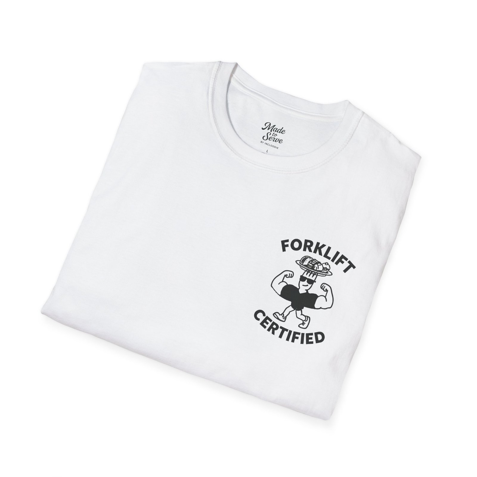 Forklift Certified Unisex Softstyle T-Shirt - Fun and Comfortable Gym Wear - Image 4
