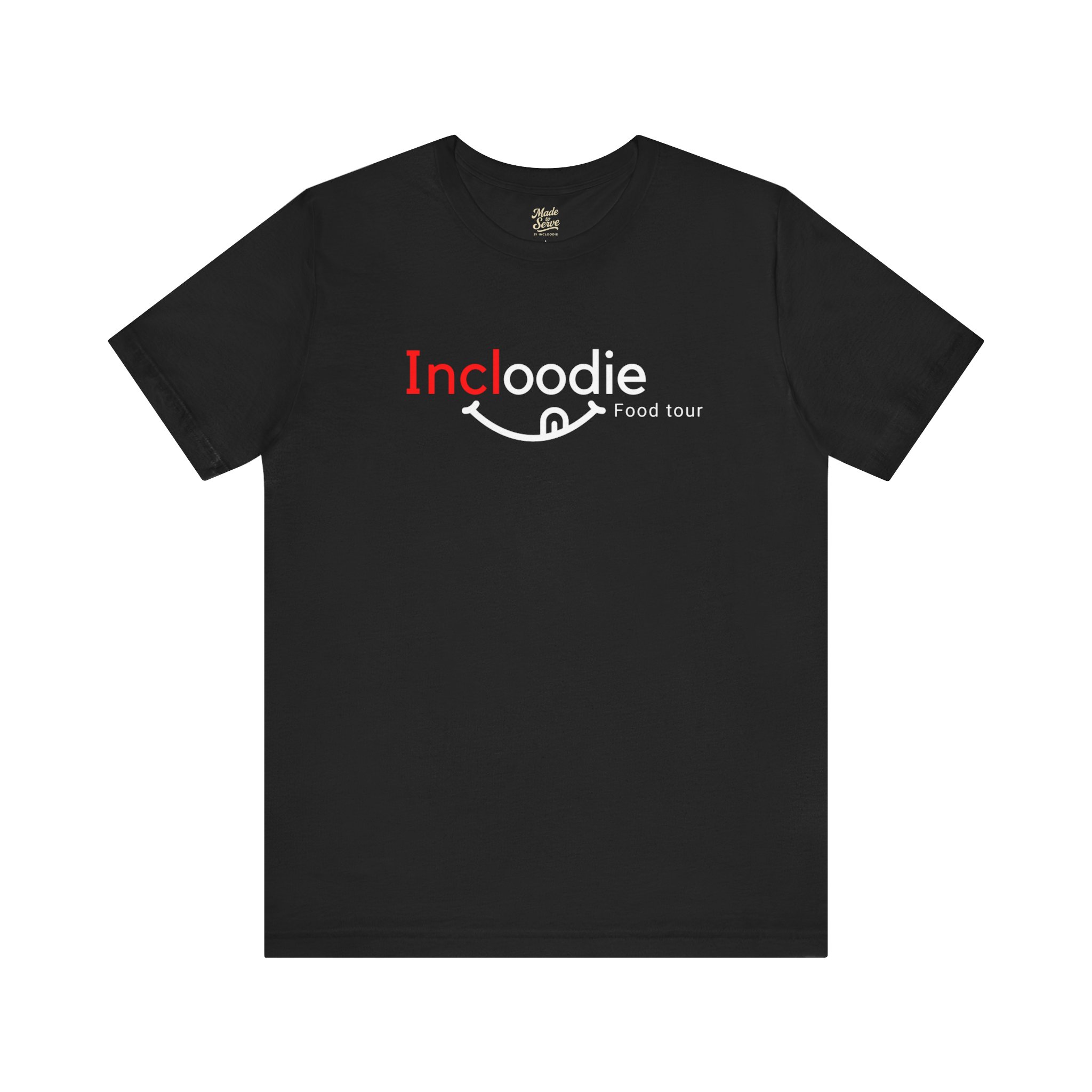 Incloodie Food Tour Jersey Tee in Black