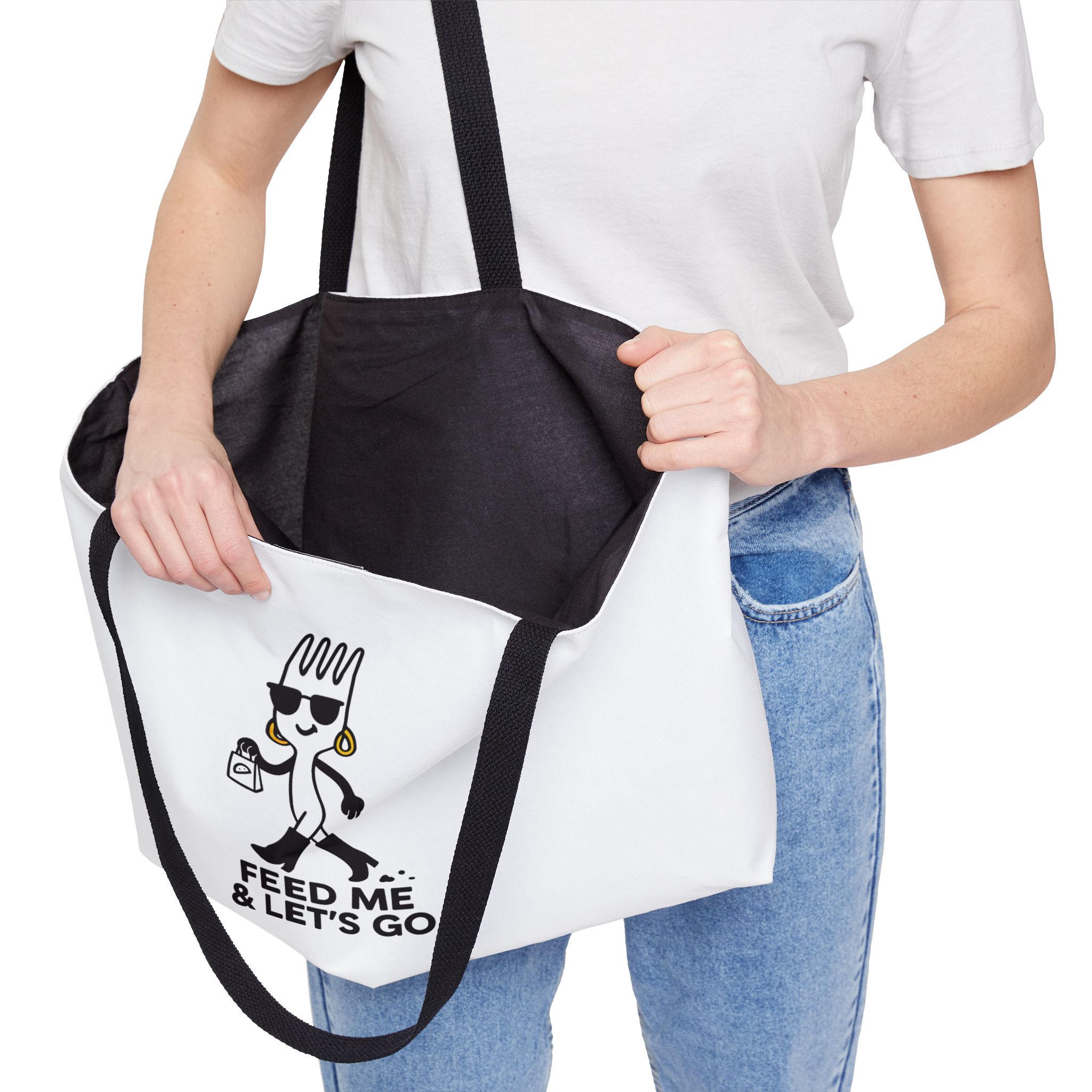Funny Fork Design Weekender Tote Bag - Perfect for Travel & Everyday Use - Image 7