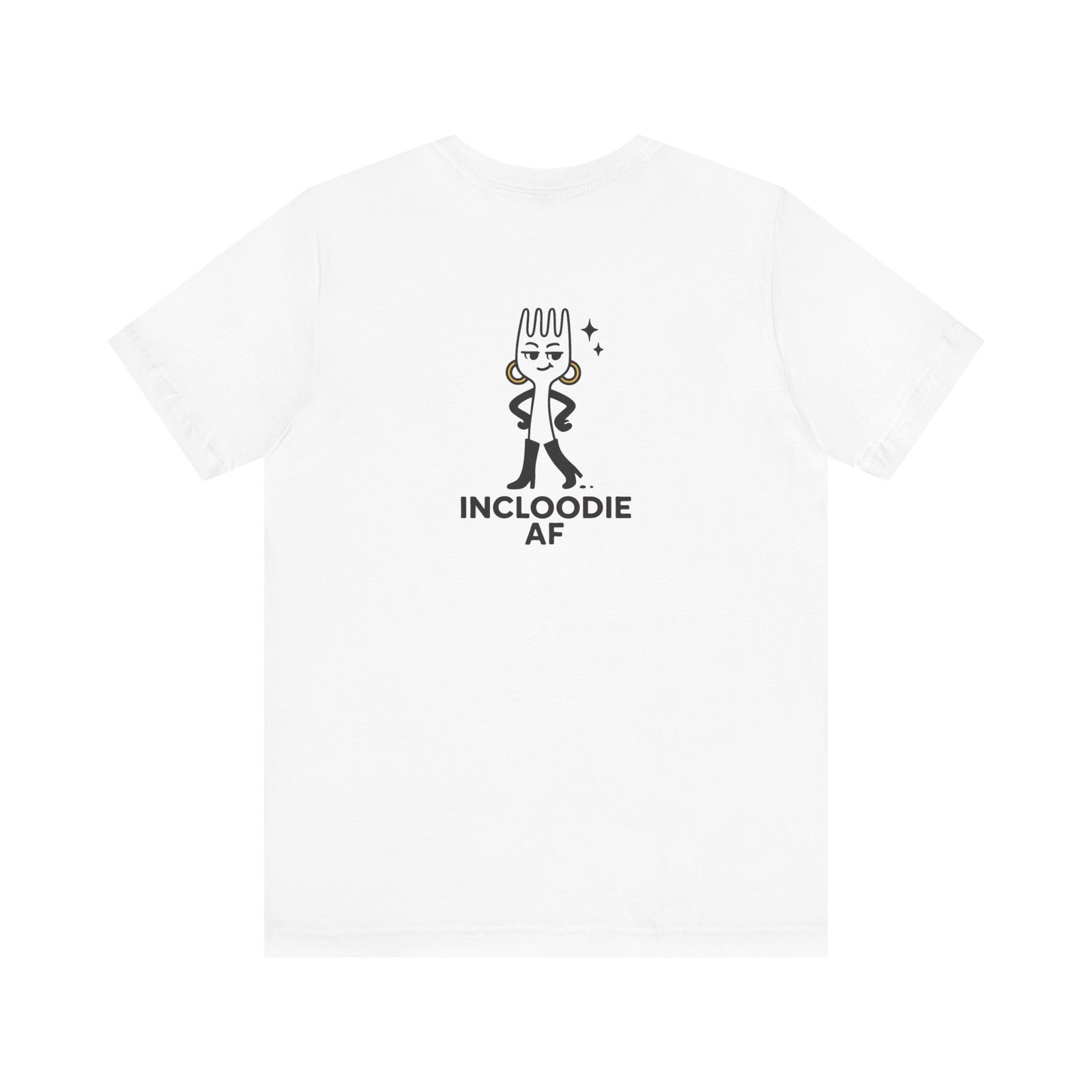 Cute Unisex Jersey Tee - 'Feed Me & Let's Go' and 'Incloodie AF' - Image 2