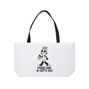 Funny Fork Design Weekender Tote Bag - Perfect for Travel & Everyday Use