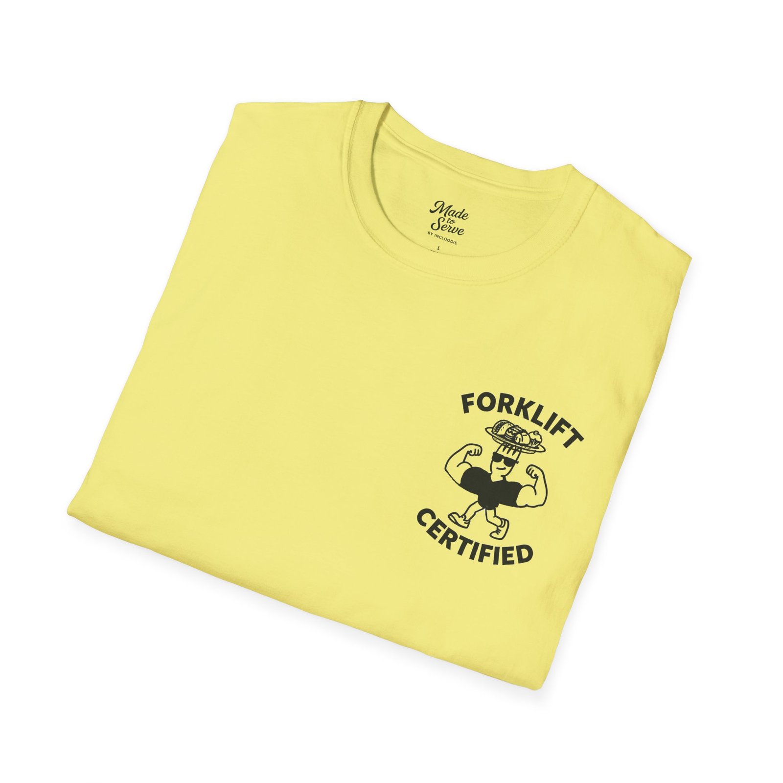 Forklift Certified Unisex Softstyle T-Shirt - Fun and Comfortable Gym Wear - Image 8