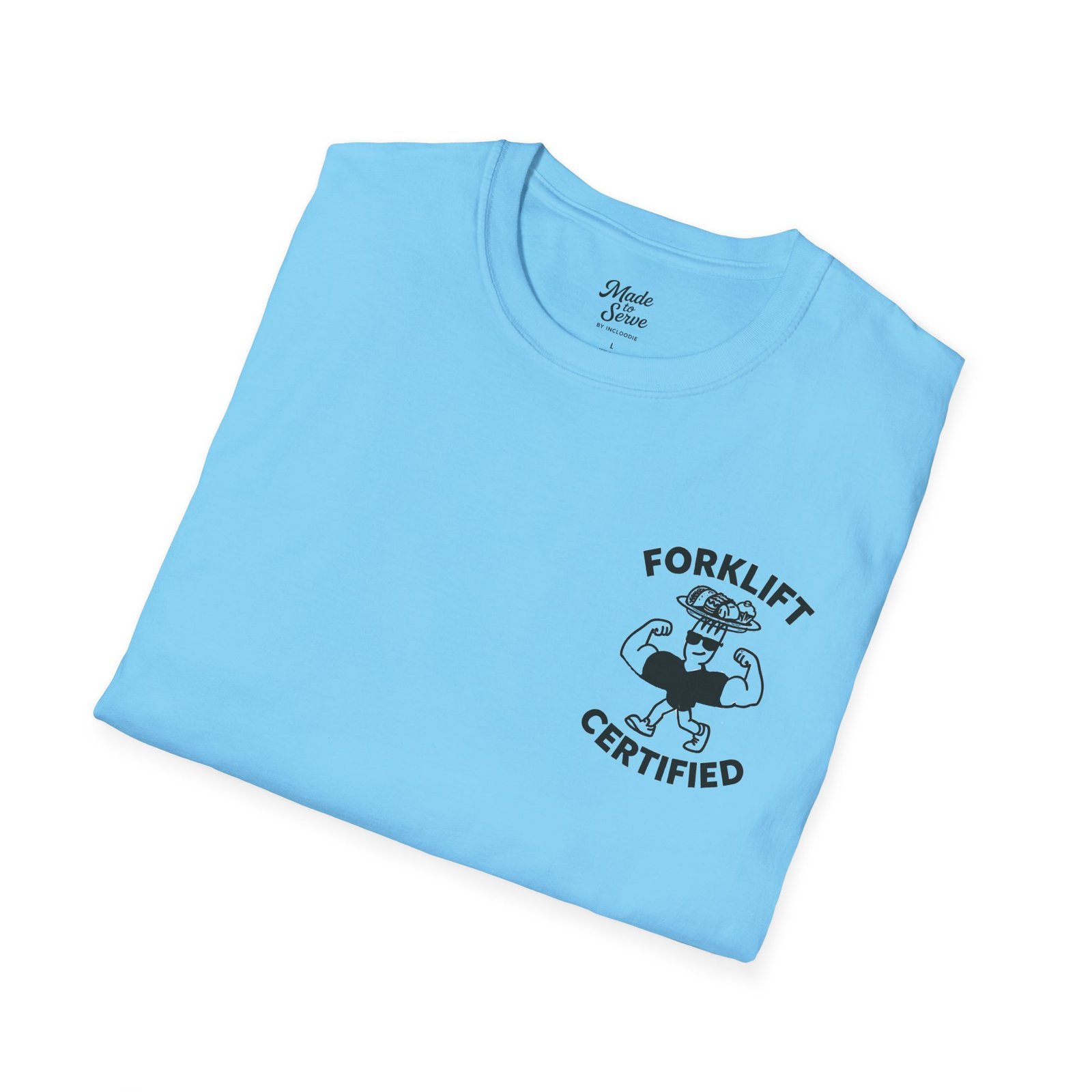 Forklift Certified Unisex Softstyle T-Shirt - Fun and Comfortable Gym Wear - Image 16