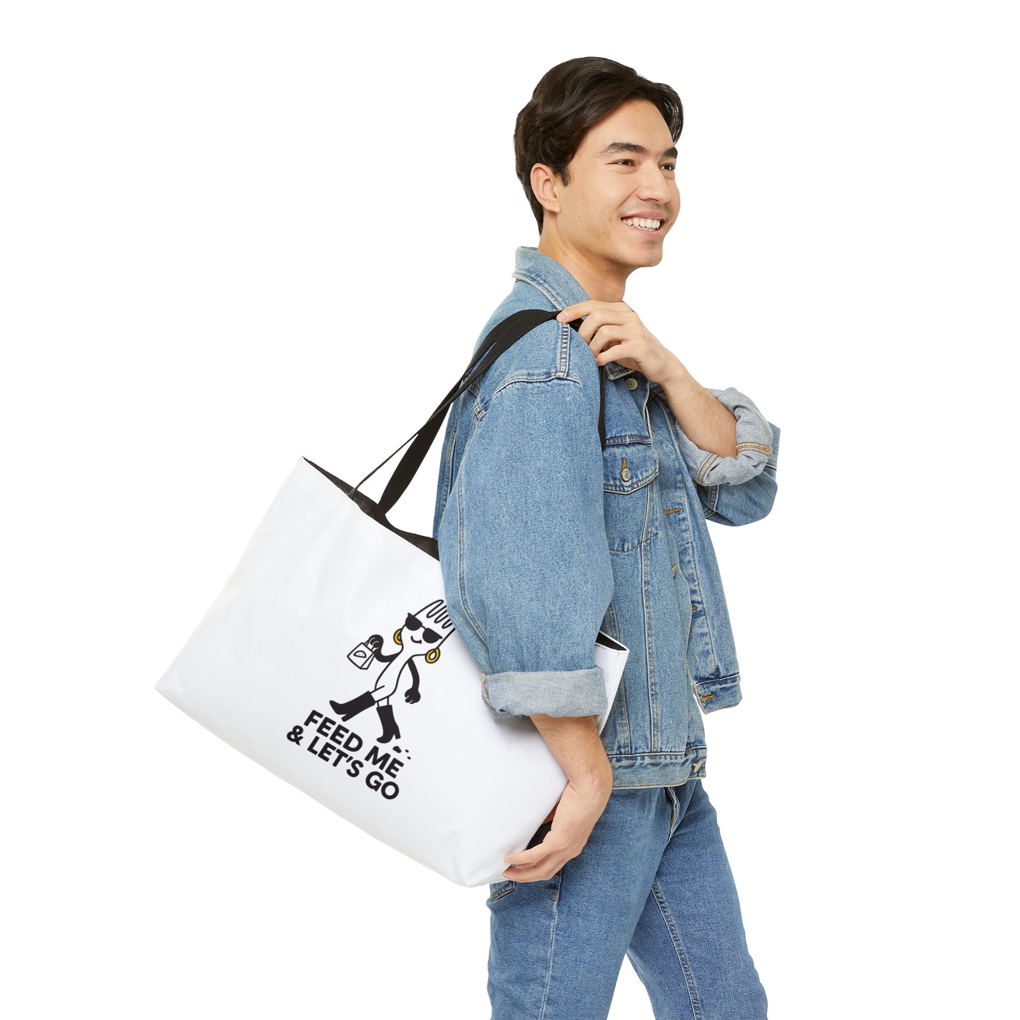 Funny Fork Design Weekender Tote Bag - Perfect for Travel & Everyday Use - Image 5