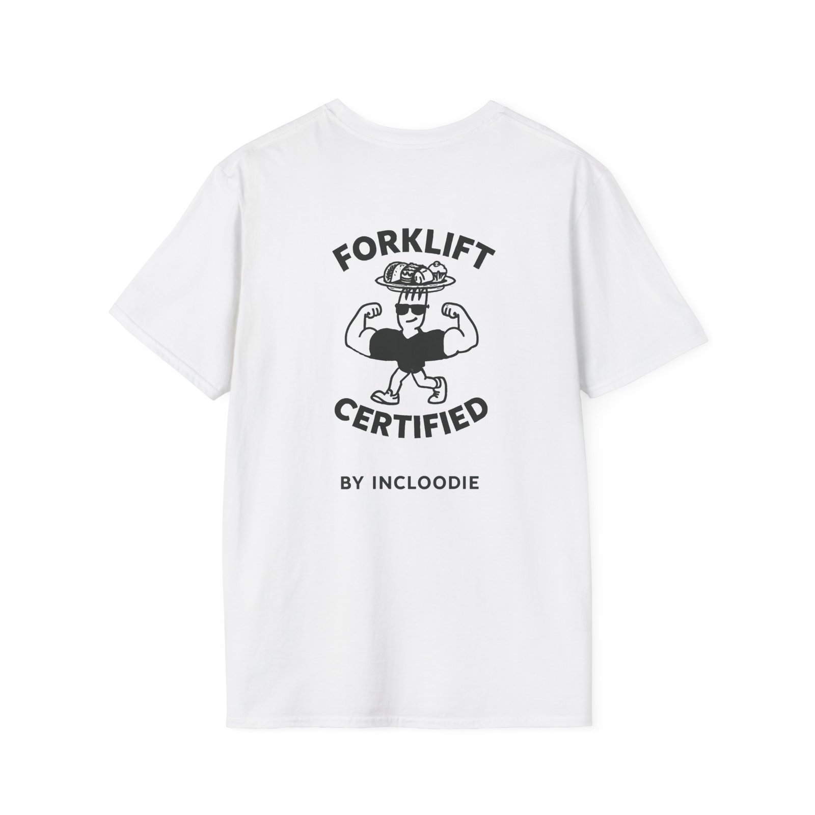 Forklift Certified Unisex Softstyle T-Shirt - Fun and Comfortable Gym Wear - Image 2