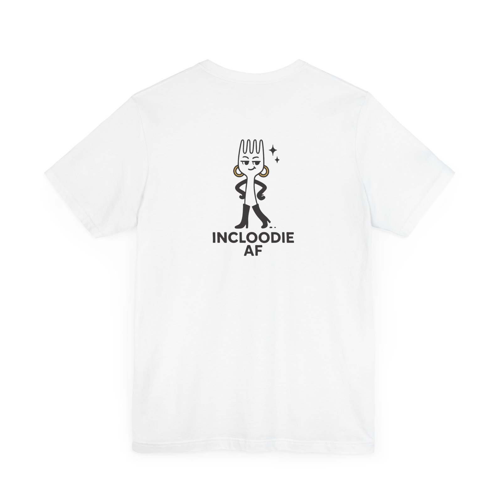 Cute Unisex Jersey Tee - 'Feed Me & Let's Go' and 'Incloodie AF' - Image 4